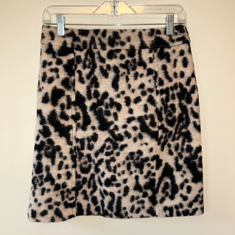 Ann Taylor Leopard Skirt